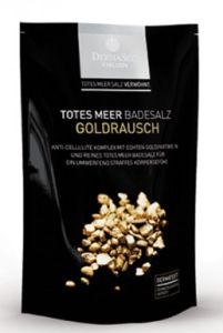DermaSel Exklusiv Totes Meer Badesalz Goldrausch 400g+20ml