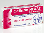 Cetirizin Hexal bei Allergien   7 Filmtabletten